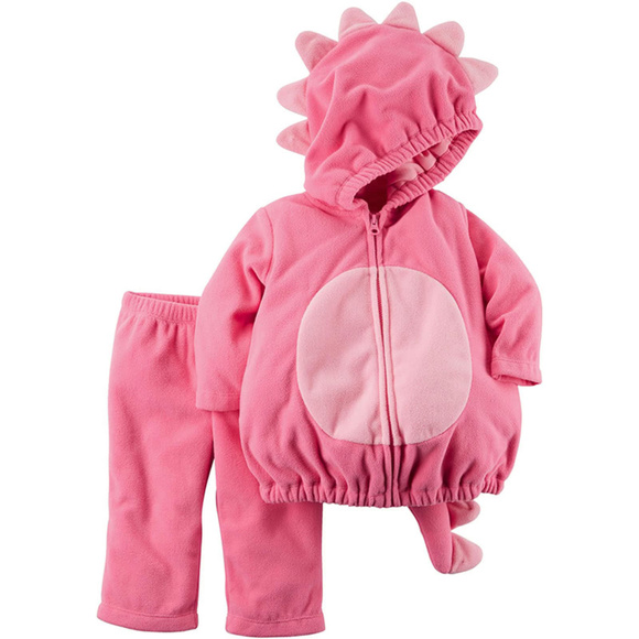 Carters Baby Girl Halloween Costume Pink Dinosaur - Picture 3 of 3